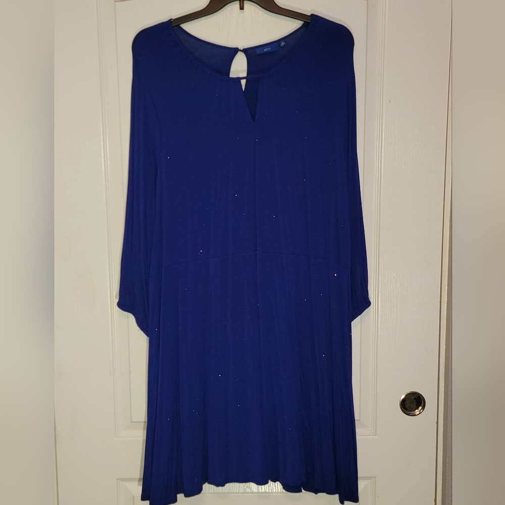 Apt 9 4x Blue with some sparkles dress